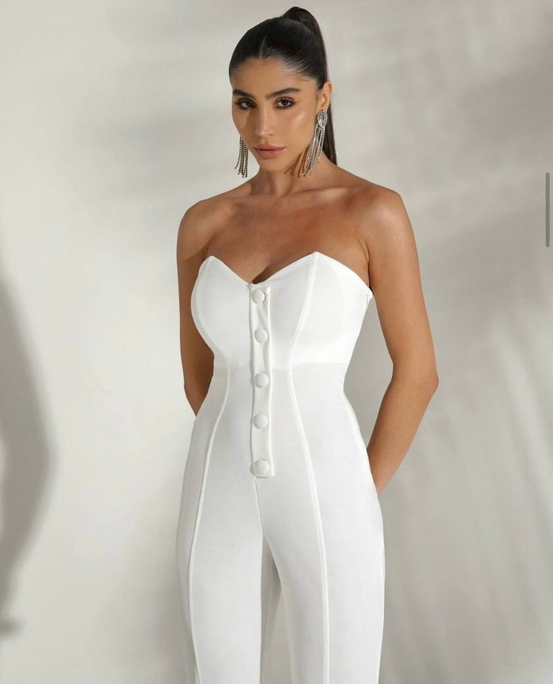 Jumpsuit con manica rimovibile