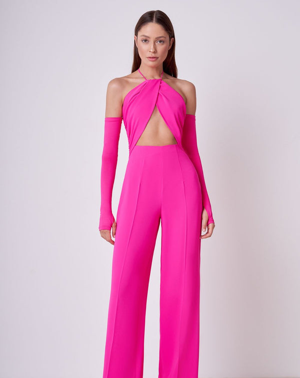 Jumpsuit con guanti