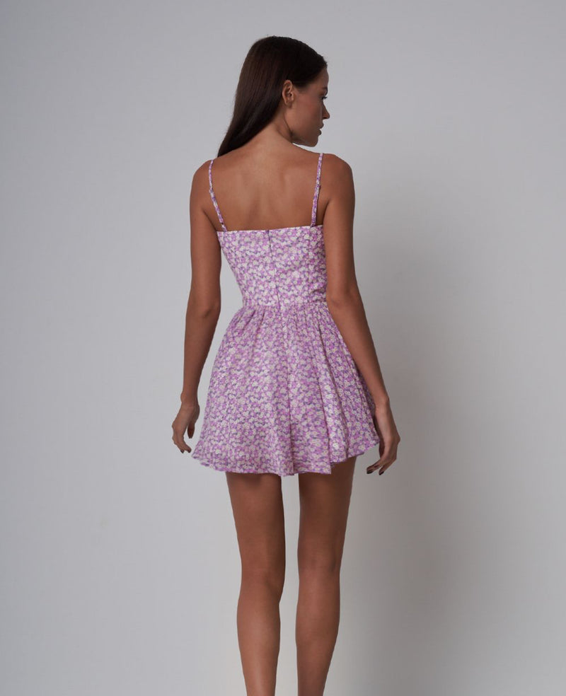 Mini Dress corpetto fiori